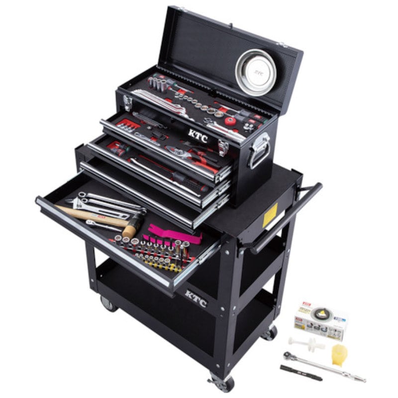 ＫＴＣ　工具セット（チェスト＋ワゴンタイプ）［９８点］