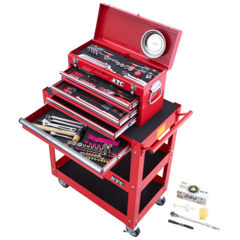 ＫＴＣ　工具セット（チェスト＋ワゴンタイプ）［９８点］