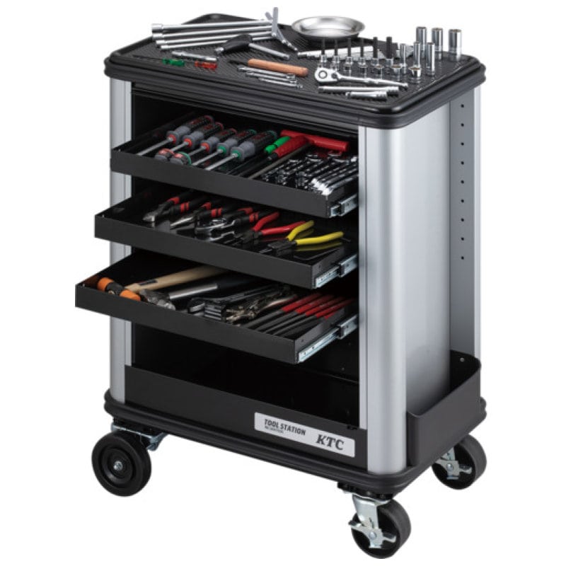 ＫＴＣ　９．５ｓｑ．モーターサイクルツールステーションセット［８０点］