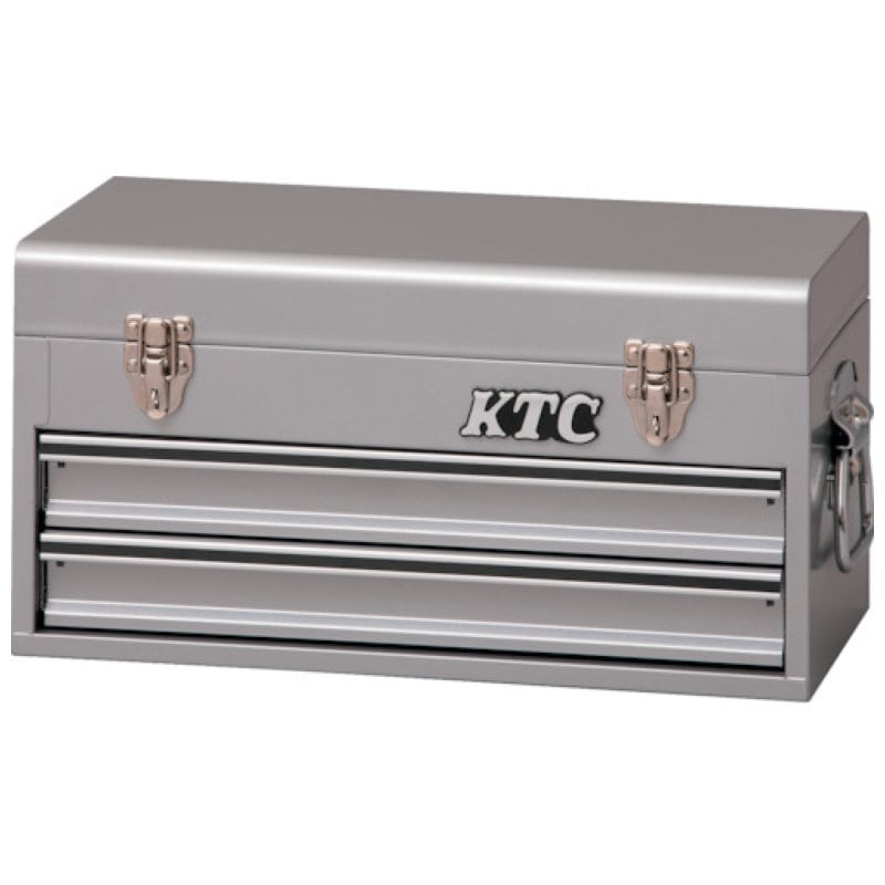 ＫＴＣ　ナローチェスト（２段２引出し）シルバー