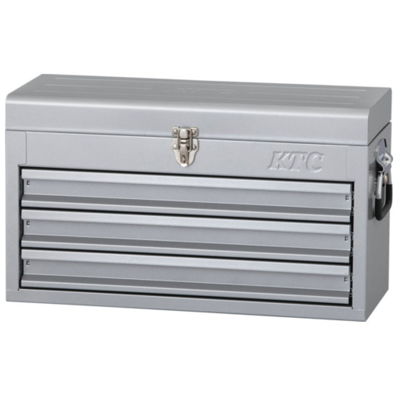 ＫＴＣ　チェスト（３段３引出し）（シルバー）