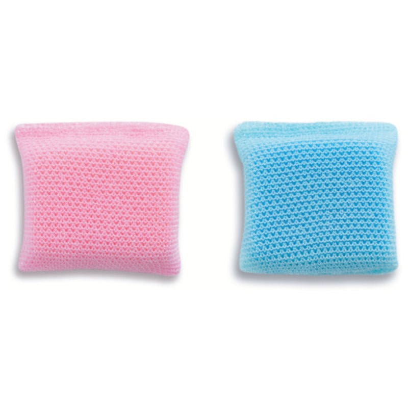 ３Ｍ　スポンジ　スコッチ・ブライトシンク・洗面台用クリーナー　ブルー／ピンク（２個入）