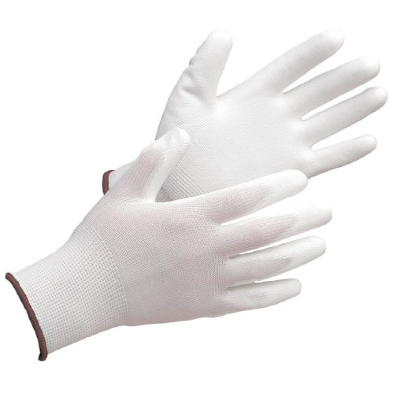 ミドリ安全　ポリエステル手袋（手のひらコート）ＳＰＵ－１３０Ｎ　１０双入　ＳＳ