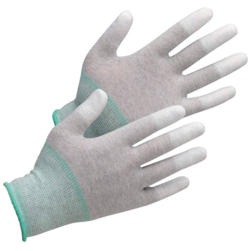 ミドリ安全　静電気拡散性手袋（指先コート）ＳＰＵ－１３１ＣＮ　Ｍ　１０双入