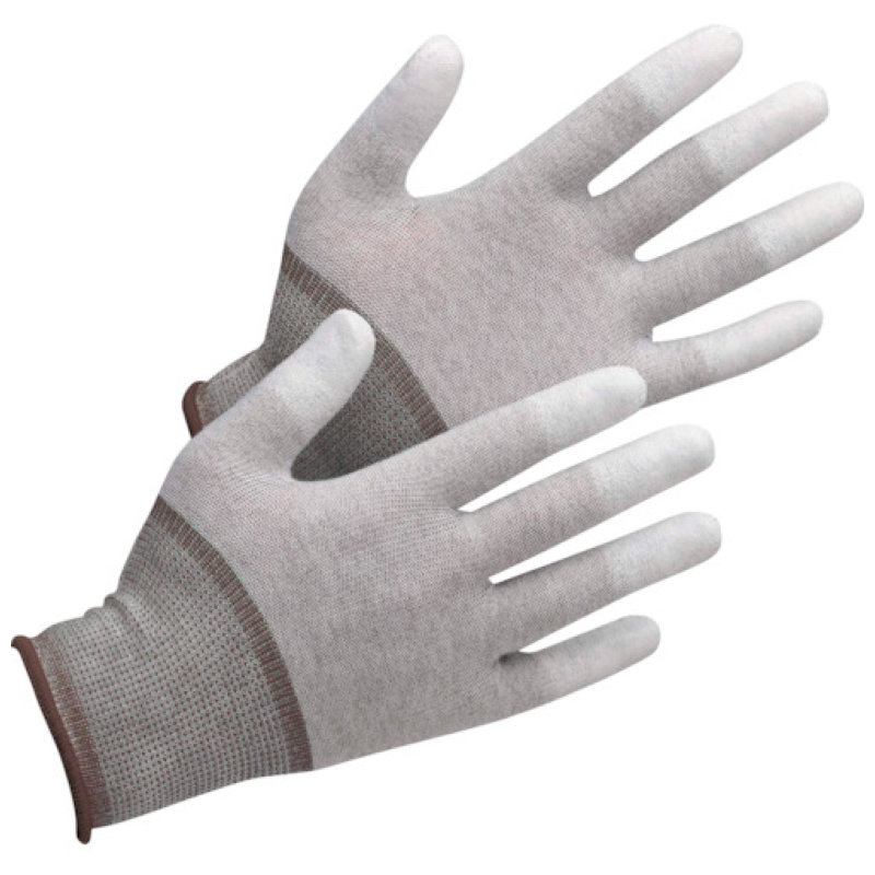 ミドリ安全　静電気拡散性手袋（指先コート）ＳＰＵ－１３１ＣＮ　ＳＳ　１０双入