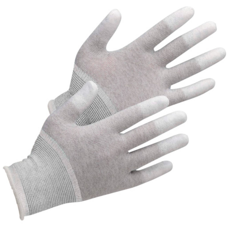 ミドリ安全　静電気拡散性手袋（指先コート）ＳＰＵ－１３１ＣＮ　Ｓ　１０双入