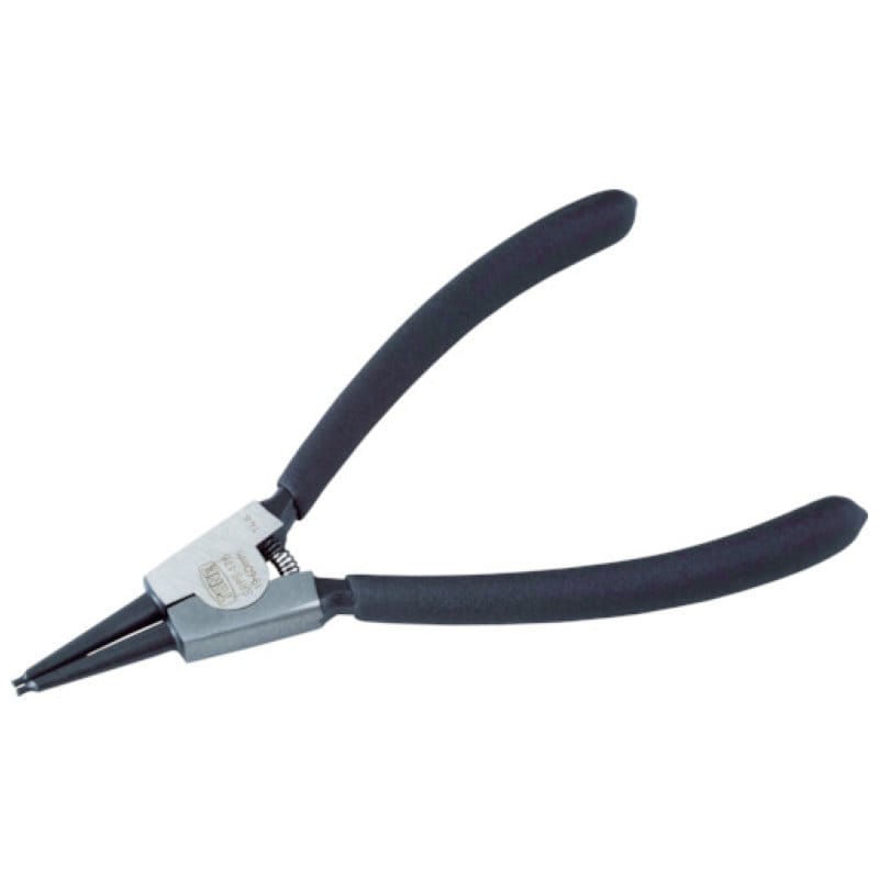 ＴＯＮＥ　スナップリングプライヤ（ストレートタイプ　軸用）　全長１４０ｍｍ　リング使用範囲３～１０ｍｍ