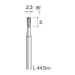 Ｍｉｎｉｍｏ　超硬カッター　ファインクロスカット　Φ２．３　軸径２．３４ｍｍ
