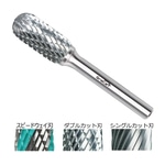 Gracat - 汎用超硬バー / 円筒型ボールノーズ(C) / スピードウェイ(V) / 刃径6
