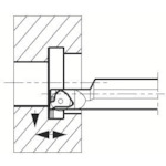 京セラ　大内径深溝入れ加工用ホルダ　ＫＧＩＡ