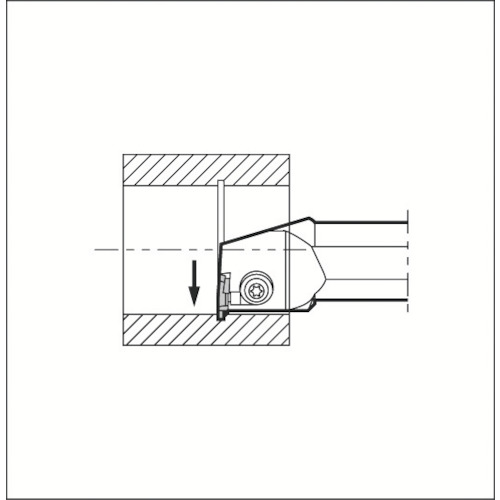 京セラ　内径浅溝入れ加工用ホルダ　ＫＩＧＢＡ