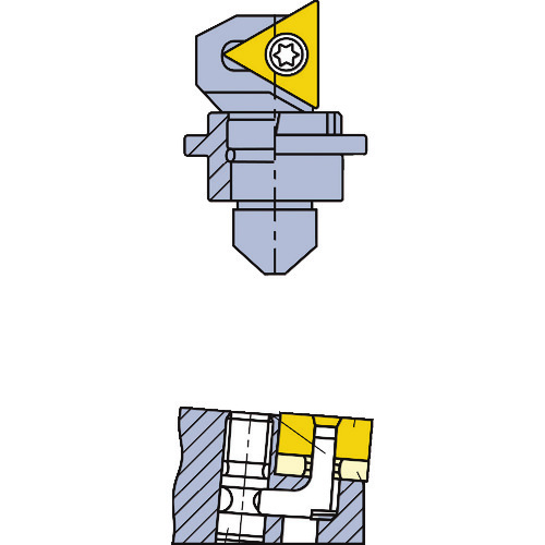 三菱　ツーリング・複合工具　ＦＶ形ハイボアファインレバーロッククランプ式ハイボアカートリッジ