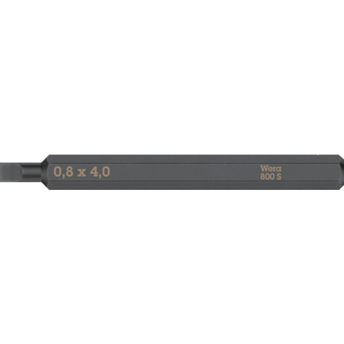 Wera 貫通専用差替ビット マイナス4.0×0.8mm