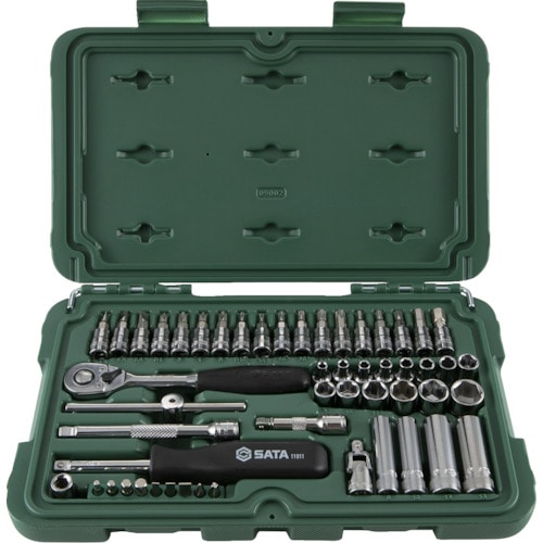 ＳＡＴＡ　１／４”ＤＲソケットレンチセット（６角タイプ）