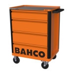 ＢＡＨＣＯ　スチール製ワゴン　ツールストレージ　エントリー　オレンジ　４段