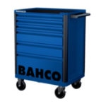 ＢＡＨＣＯ　スチール製ワゴン　ツールストレージエントリー　ブルー　６段