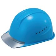 タニザワ　エアライト搭載ヘルメット通気孔付き（ＰＣ製・透明ひさし型）　ＳＴ＃１６１０－ＪＺＶ（ＥＰＡ）　帽体色　ブルー