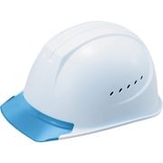 タニザワ　エアライト＋遮熱ヘルメット（ＰＣ製・遮熱ホワイト／透明ひさしブルー）　ＳＴ＃１６１０－ＪＺＶ（ＥＰＡ）