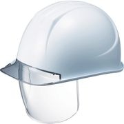 タニザワ　特大型ヘルメット　ＳＴ＃１６１ＶＬ２－ＳＤＣ（ＥＰＡ－Ｌ）　シールド面付　溝付　透明ひさし付