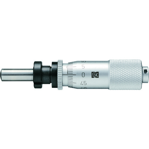 ＳＫ　マイクロメータヘッド　測定範囲０～１５ｍｍ　ナット付・クランプ付