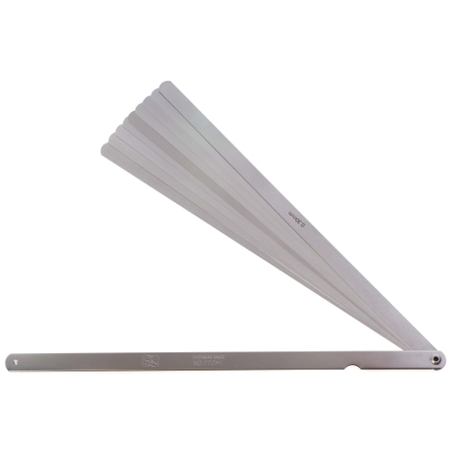 ＳＫ　スキマゲージ　シクネスゲージ　３００ｍｍ　幅１２．７ｍｍ　９枚　厚さ０．０４～０．３０ｍｍ