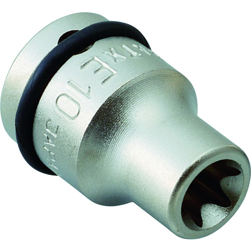 ＴＯＮＥ　インパクト用ヘックスローブソケット　トルクスソケット　Ｅ１０　先端寸法９．３７ｍｍ