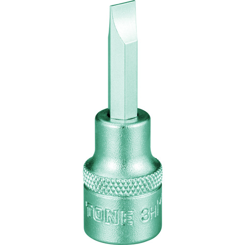 ＴＯＮＥ　ドライバービットソケット　（－）０．８×６．０　差込角９．５ｍｍ