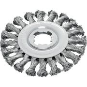 ＬＥＳＳＭＡＮＮ　ＸーＬＯＣＫ　ノットホイールブラシ　Φ１１５　高張度鋼線　線径０．５