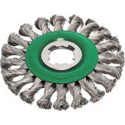 ＬＥＳＳＭＡＮＮ　ＸーＬＯＣＫ　ノットホイールブラシ　Φ１１５　ステンレス　線径０．５