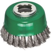 ＬＥＳＳＭＡＮＮ　ＸーＬＯＣＫ　ノットカップブラシ　Φ８５ステンレス　線径０．５
