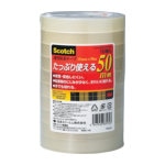 3M 透明粘着テープ500 15mmX50m 10巻パック