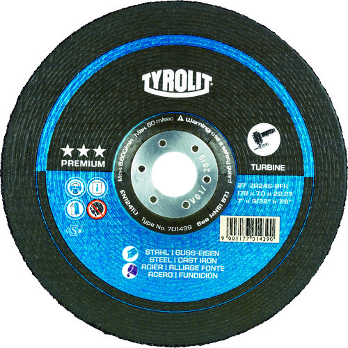 ＴＹＲＯＬＩＴ　オフセット砥石　Ｔ－Ｇｒｉｎｄ　１２５ｍｍ　＃２４