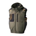 空調風神服　ファン付ウェア　Ｔｈｅ　ｔｏｕｇｈ　空調風神服ベスト　コンプリートセット　ベージュ　Ｍ　３０Ｖ　ファン・バッテリー付