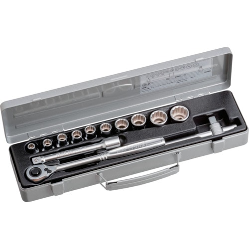 ＴＯＮＥ　ソケットレンチセット　ＩＳＯ　差込角１２．７ｍｍ　１３点セット