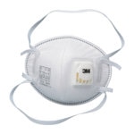 ３Ｍ　使い捨て式防じんマスク　８９５５Ｊ　ＤＳ２　排気弁付き・２本しめひも式　（１０枚入）