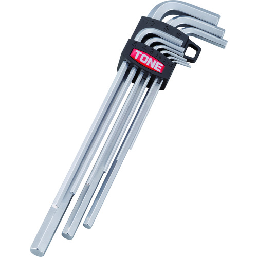 ＴＯＮＥ　マスターツールロング六角棒Ｌ形レンチセット　９ｐｃｓ