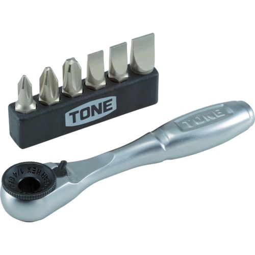 ＴＯＮＥ　オフセット式ラチェットドライバー　ビットラチェットセット　７点セット