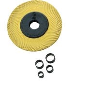 ３Ｍ　ラジアル・ブリッスルブラシ　＃８０相当　黄　１５２．４ｍｍ