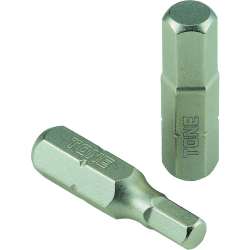 ＴＯＮＥ　オフセット式ラチェットドライバー用ビット　ヘキサゴンビット　二面幅寸法２ｍｍ