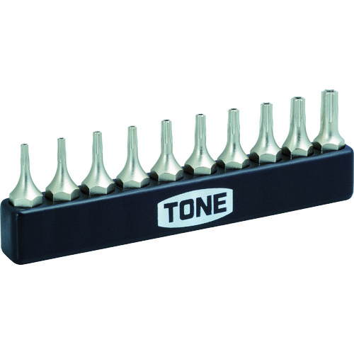 ＴＯＮＥ　オフセット式ラチェットドライバー　Ｔ型トルクスビットセット（いじり防止タイプ）　１０点セット
