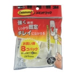 ３Ｍ　コマンドフック　レギュラーＭサイズ　お買い得パック（フック８個・タブＭ８枚入）