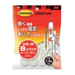 ３Ｍ　コマンドフック　レギュラーＭサイズ　お買い得パック（フック８個・タブＭ１６枚入）