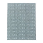 ３Ｍ　まとめ買い　しっかりつくクッションゴム　台形　８ｍｍ径×２ｍｍ厚（８８個入）