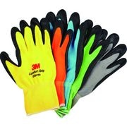 ３Ｍ　一般作業用コンフォートグリップグローブ　５色セット　Ｍサイズ