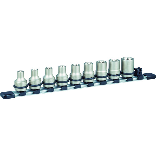 ＴＯＮＥ　インパクト用トルクスソケットセット（ホルダー付）　９ｐｃｓ