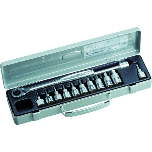ＴＯＮＥ　ヘキサゴンソケットレンチセット　吋目　１３ｐｃｓ