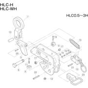 スーパー　形鋼クランプ（ＨＬＣ－Ｓ）用パッドセット（新）