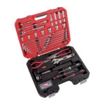 ＴＯＮＥ　整備用工具セット　コンビネーションツールセット　レッド／ブラック　６３点セット