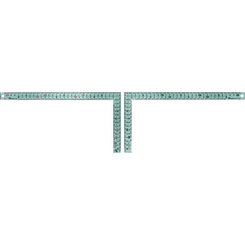 ＳＫ　シルバー曲尺厚手広巾快段目盛　３０ｃｍ