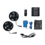 ＧＯＬＤＷＩＮ　空調服［［Ｒ上］］アウターベストシリーズ　スターターキット　防水ファン　Ｂｌｕｅｔｏｏｔｈ対応